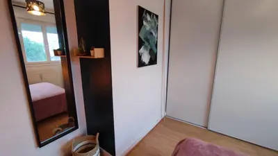 Un ou plusieurs lits dans un hébergement de l'établissement 2 Appartements 