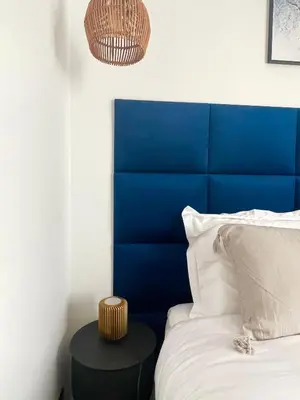 Un ou plusieurs lits dans un hébergement de l'établissement Suite Junior - Le Chêne Bleu - Dijon Centre Historique