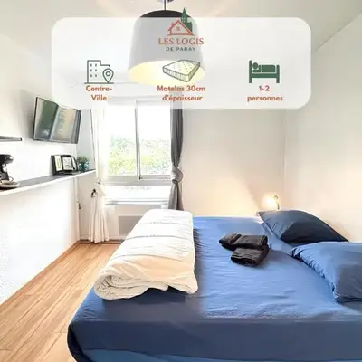 Studio N210 cozy et fonctionnel