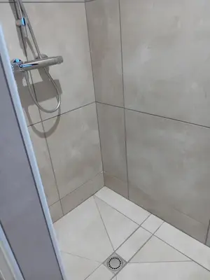 Salle de bains dans l'établissement Au Havre de paix