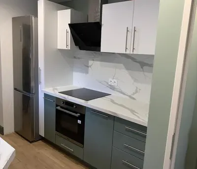 Cuisine ou kitchenette dans l'établissement Logement au calme, à proximité de tous