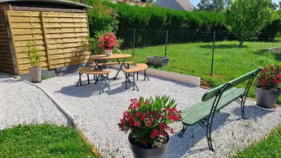 Jardin de l'établissement Chez Betty