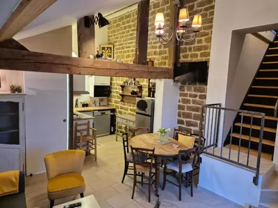 Cuisine ou kitchenette dans l'établissement A La Maison