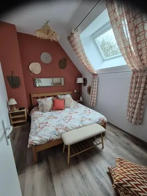 Un ou plusieurs lits dans un hébergement de l'établissement A La Maison
