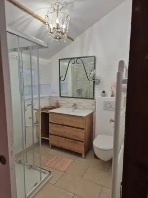 Salle de bains dans l'établissement A La Maison