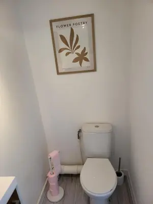 Salle de bains dans l'établissement Le Maupré au Coeur d'Arbois