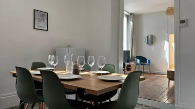 Coin salon dans l'établissement Le chat perché