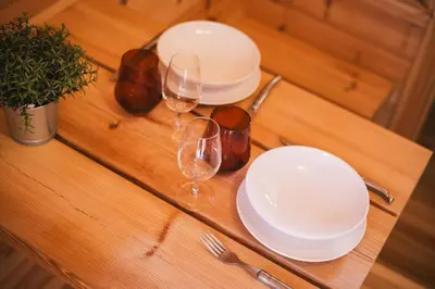 Boissons dans l'établissement Tonneau en bois insolite au coeur du Charolais