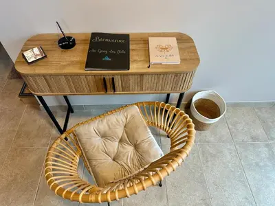 Coin salon dans l'établissement Au Gray des Flots