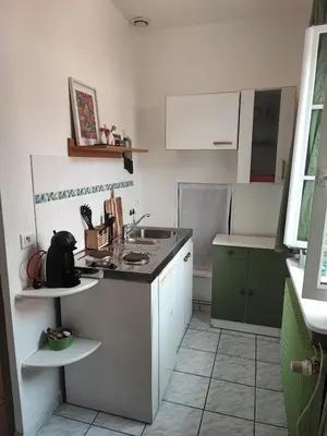 Cuisine ou kitchenette dans l'établissement La casa verde