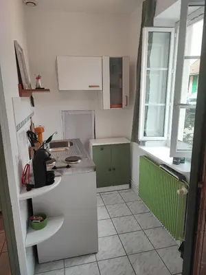 Cuisine ou kitchenette dans l'établissement La casa verde