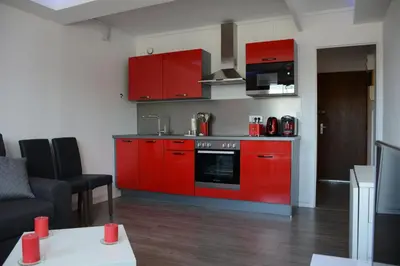 Cuisine ou kitchenette dans l'établissement SWEETHOME DIJON - ALBERT 1er