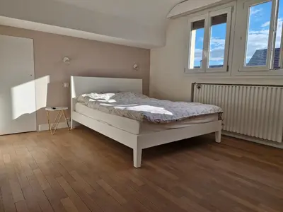 Un ou plusieurs lits dans un hébergement de l'établissement Maison Dijon proche centre ville