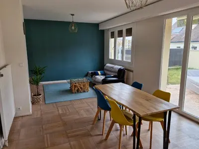 Coin salon dans l'établissement Maison Dijon proche centre ville