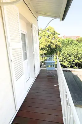 Balcon ou terrasse dans l'établissement Duplex haut de gamme, climatisation, hyper centre, balcon, très calme, stationnements à 10m