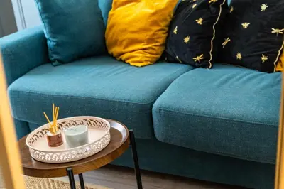 Coin salon dans l'établissement Le duplex Dijonnais