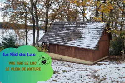 L'établissement Le Nid du Lac en hiver