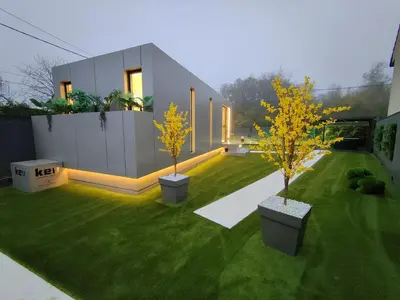 Jardin de l'établissement chic evasion