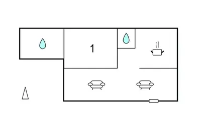 Plan de l'établissement Gorgeous Apartment In Lons-Le-Saunier