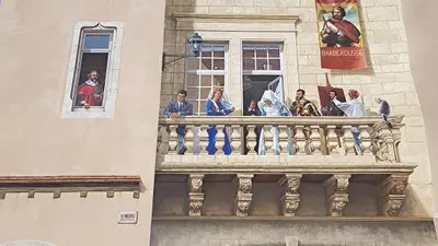 Balcon ou terrasse dans l'établissement La Suite Des Légendes - Duplex de charme - Centre historique