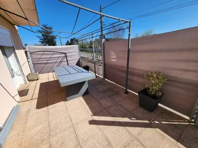 Balcon ou terrasse dans l'établissement Le Zen d'Ancier