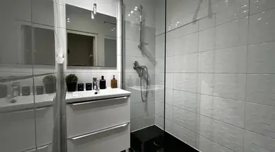 Salle de bains dans l'établissement Le Cocon Central - Gare