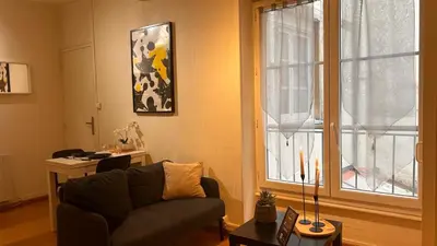 Coin salon dans l'établissement L'Unique Central - Gare