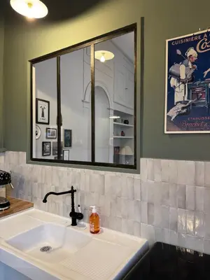 Salle de bains dans l'établissement Nouveau I Studio Green I Cour intérieure & Vue imprenable