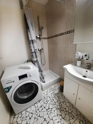 Salle de bains dans l'établissement Évasion - Appartement 6 Prs, 2 Ch, avec Balcon
