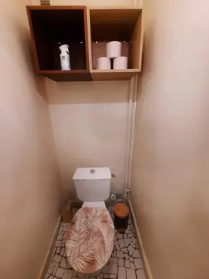 Salle de bains dans l'établissement Évasion - Appartement 6 Prs, 2 Ch, avec Balcon