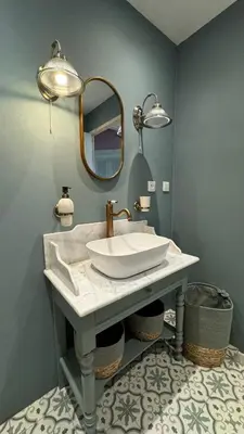 Salle de bains dans l'établissement Maison Belle Vie