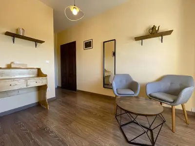 Coin salon dans l'établissement La chaumette