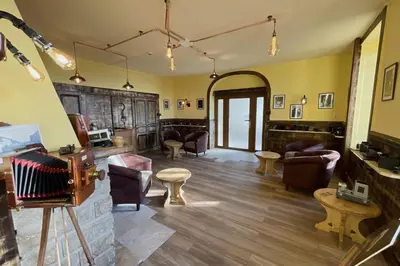 Coin salon dans l'établissement La chaumette