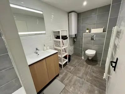 Salle de bains dans l'établissement L'Authentique Centre &Gare