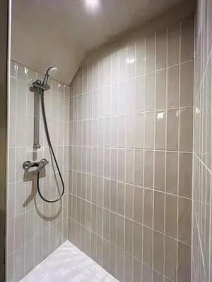 Salle de bains dans l'établissement Studio cosy au cœur d'Arbois