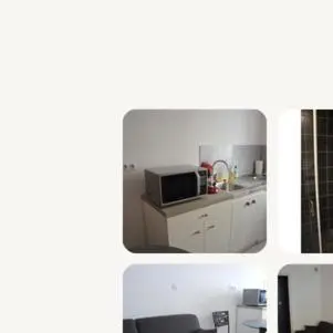 Cuisine ou kitchenette dans l'établissement Chamoz1