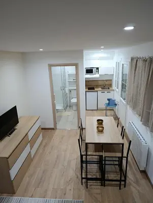 Cuisine ou kitchenette dans l'établissement Studio duplex au coeur de Dijon