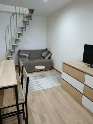 Télévision ou salle de divertissement dans l'établissement Studio duplex au coeur de Dijon