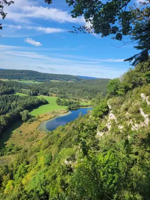 Paysage naturel près de le camping