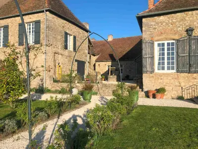 Jardin de l'établissement Charming Gite In Mont Saint Vincent