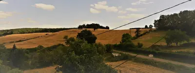 Paysage naturel près de la maison de vacances