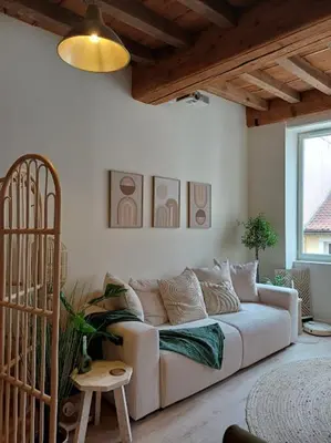 Coin salon dans l'établissement L'Appartement Pasteur