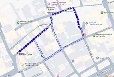 Plan de l'établissement L'Appartement Pasteur