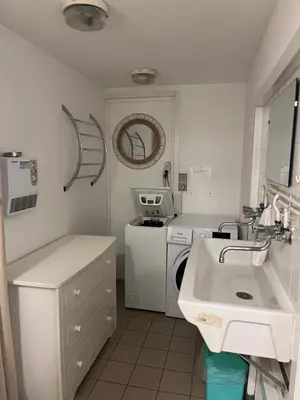 Cuisine ou kitchenette dans l'établissement La maison des vendangeurs