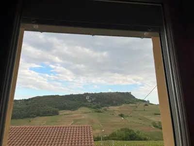 Vue générale sur la montagne ou vue sur la montagne depuis la maison de vacances