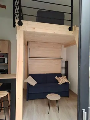 Cuisine ou kitchenette dans l'établissement Chez Babeth