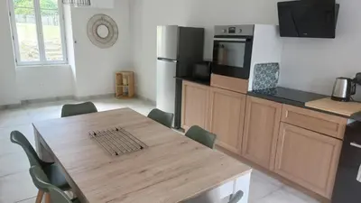 Cuisine ou kitchenette dans l'établissement chez Marie et Xav