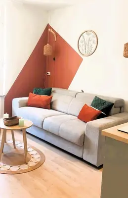 Coin salon dans l'établissement Le Cocon d'Anna - Le studio