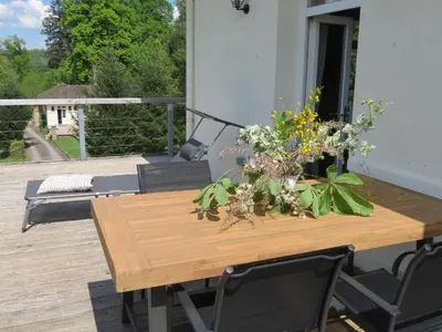 Balcon ou terrasse dans l'établissement Résidence Poulain