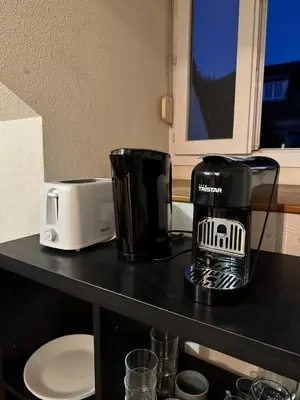 Cuisine ou kitchenette dans l'établissement Appartement Dijon-centre quartier Montchapet